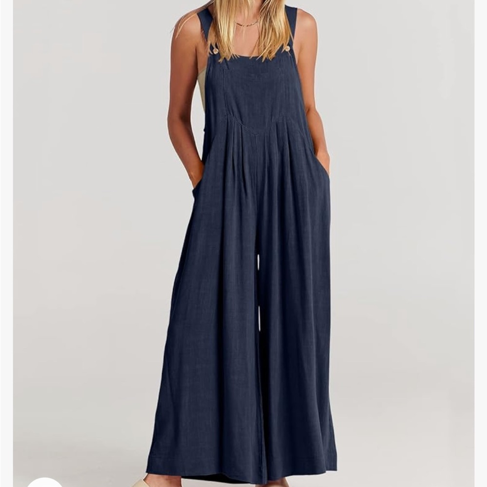 NWT ANRABESS Overalls Jumpsuit Size L